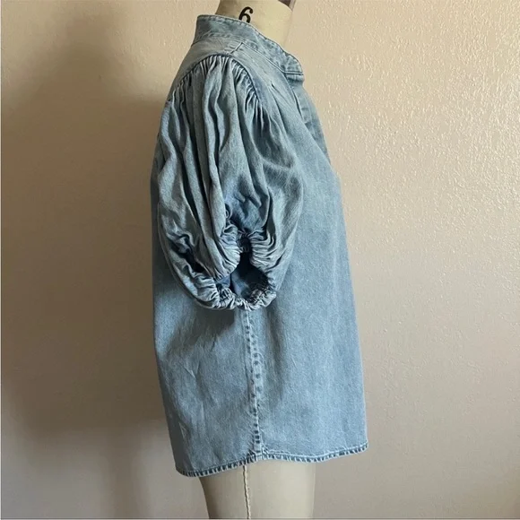 Frame Denim puff sleeve blouse - Picture 7 of 7